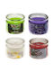 Viosarp Scented Candle Jar 6.9x5.5cm 1pcs (Various Colors)