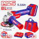 Emtop ELAG2011582 Grinder 115mm Battery 20V Solo