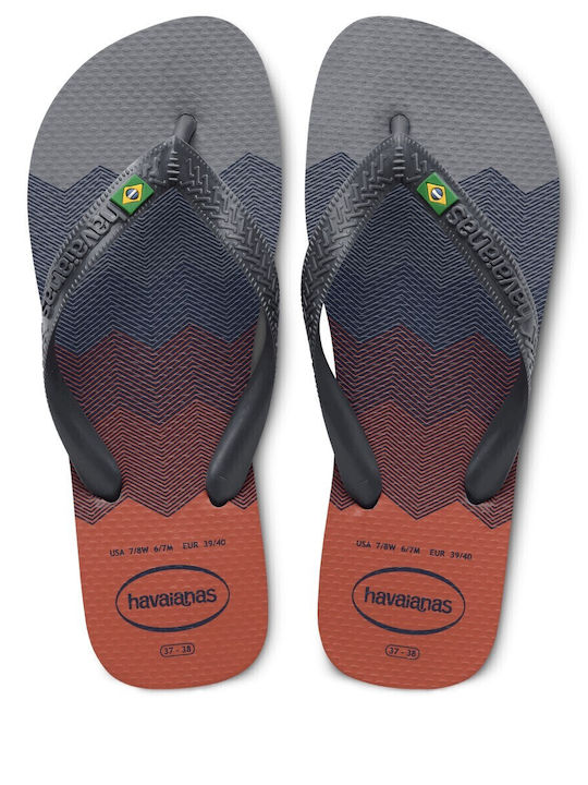 Havaianas Brasil Ανδρικά Flip Flops Γκρι
