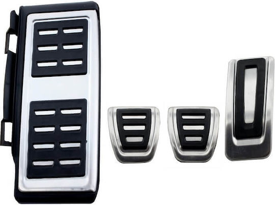 Car Footrest Board for Audi A1 Aluminum Black 4pcs
