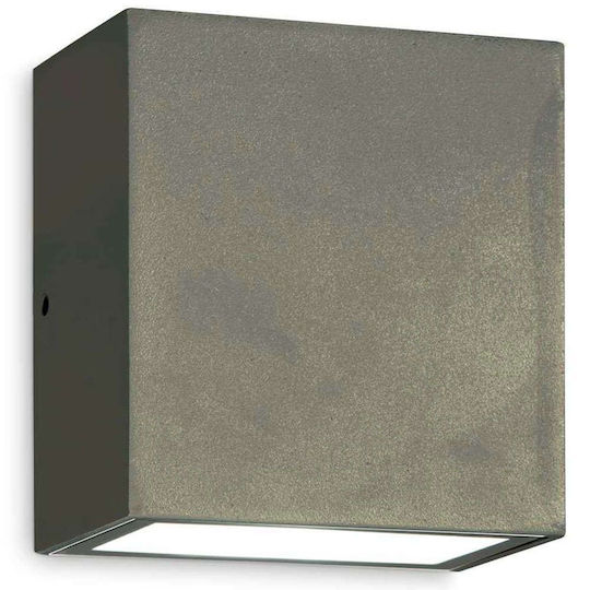 Ideal Lux Wall-Mounted Outdoor Light LED IP65 6W with Warm White Light 10x5.5x9εκ.