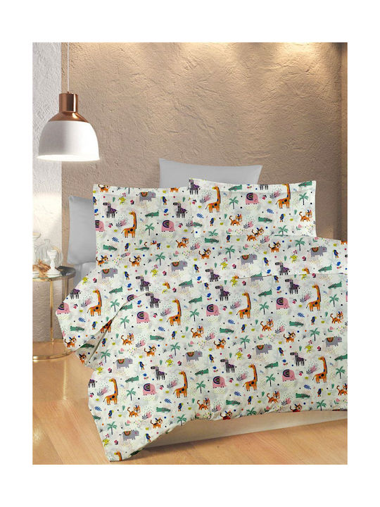 Dimcol Bebe Baby Sheets Set Crib Cotton Multico...