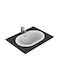 Ideal Standard Drop-In Мивка Порцеланов Ш62xД41см