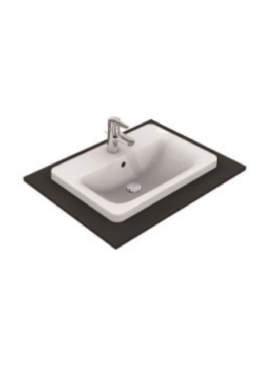 Ideal Standard Ένθετος Νεροχύτης Πορσελάνινος Μ58xΠ43cm