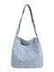 Mdl Damen Tasche Schulter Hellblau