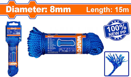 Wadfow Rope with Diameter 8mm and Length 15m