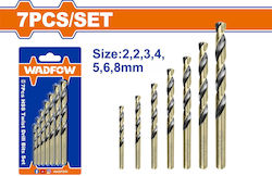 Wadfow Set of 7 Drills HSS for Metal