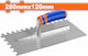 Wadfow Σπάτουλα Πλακιδίων Οδοντωτή 280x120mm WPE2912