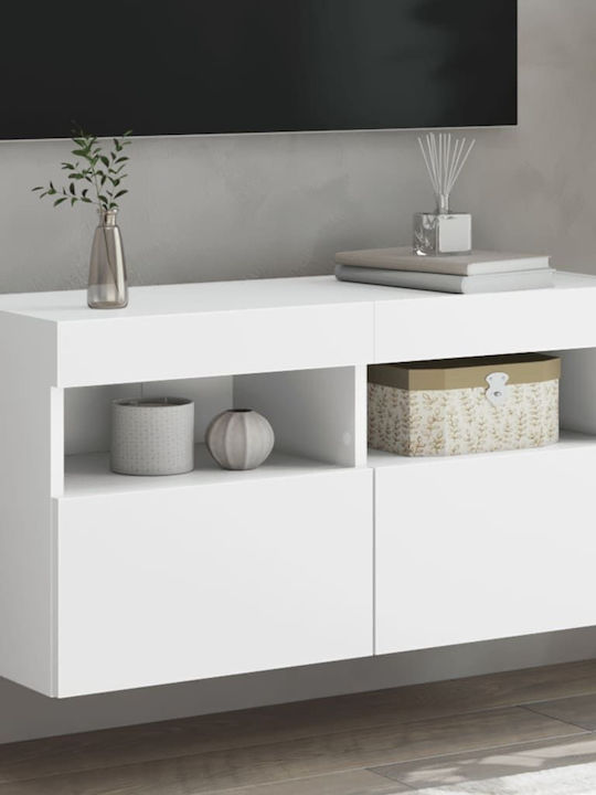 TV Stand White L80xW30xH40cm