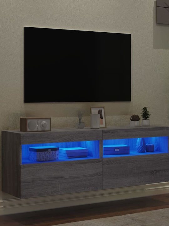 TV-Ständer Grau Sonoma M60xT30xH40cm