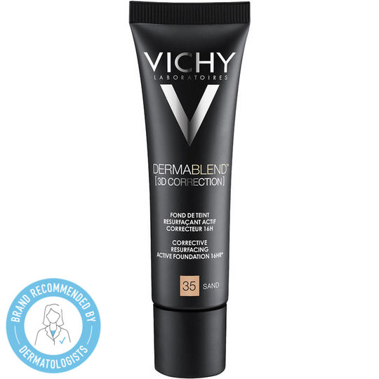 Vichy Dermablend 3d Correction Liquid Foundation 35 Sand 30ml