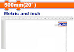 Wadfow Angle Ruler 50cm