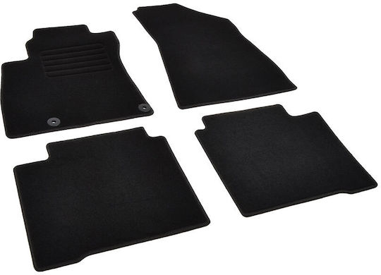 Rigum Set of Front and Rear Mats 4pcs for Kia Niro 2022+ Black