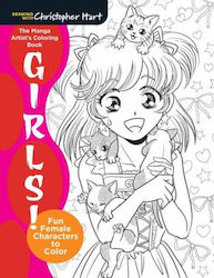 Colouring Book Manga Artist's Coloring Book: Girls!