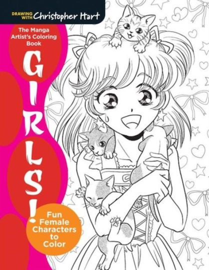 Malbuch Manga Artist's Malbuch: Mädchen!
