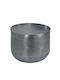 Rundes Beistelltisch Seitlich Aluminium Grau M43xL43xH32cm