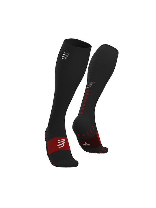 Compressport Full Erholungs-Sportsocken Schwarz 1 Paar