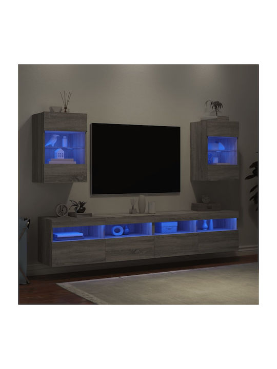 Wall Living Room Display Cabinet made of Partic...