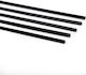 Asteras Group Reusable Jumbo Straws Black 500pcs