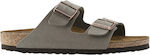 Birkenstock Arizona Damen Flache Sandalen Stone Regelmäßig Passform