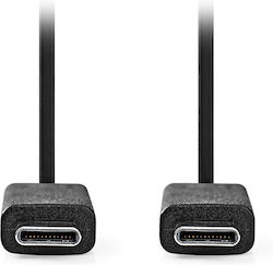 Nedis USB 3.2 Video Cable USB-C Male - USB-C 100W PD Black 1m Nedis USB 3.2 Video Cable USB-C Male - USB-C 100W PD Black 1m