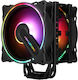 ABKONCORE Coolstorm T404 Dual Hurricane Cooler Procesor pentru Socket /1/2/0/0/1/1/5/x/ cu RGB Iluminare