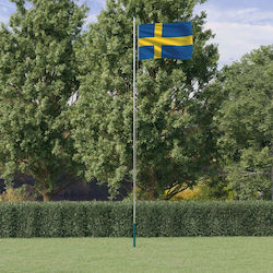 Polyester Flag of Sweden with Stake