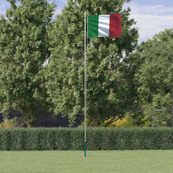 Polyester Flag of Italien with Stake