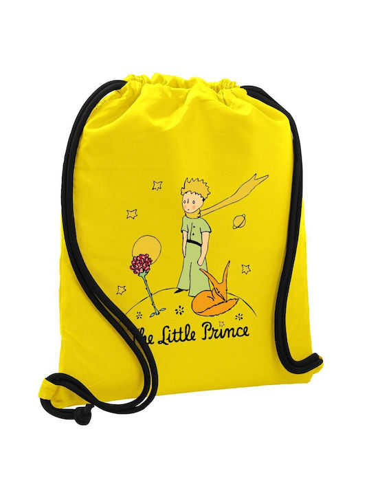 Koupakoupa Ο Μικρός Πρίγκιπας Classic Kids Bag Pouch Bag Yellow 40cmx48cmcm