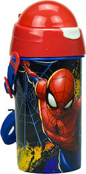 Gim Παιδικό Παγούρι Spiderman Πλαστικό Μπλε 500ml