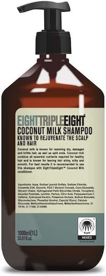 Eight Triple Eight Sampon De Par Reconstrucție/Hrană Pentru Păr Deteriorat 1000ml
