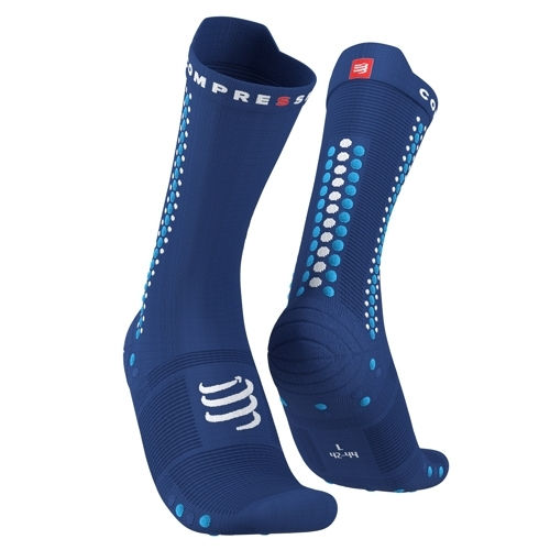 Compressport Pro Racing V4.0 Bike Κάλτσες Ποδηλασίας Sodalite Fluo Blue