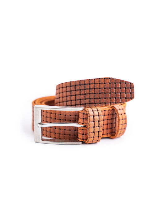Leather Creations XK Men's Leather Belt Tabac Brown