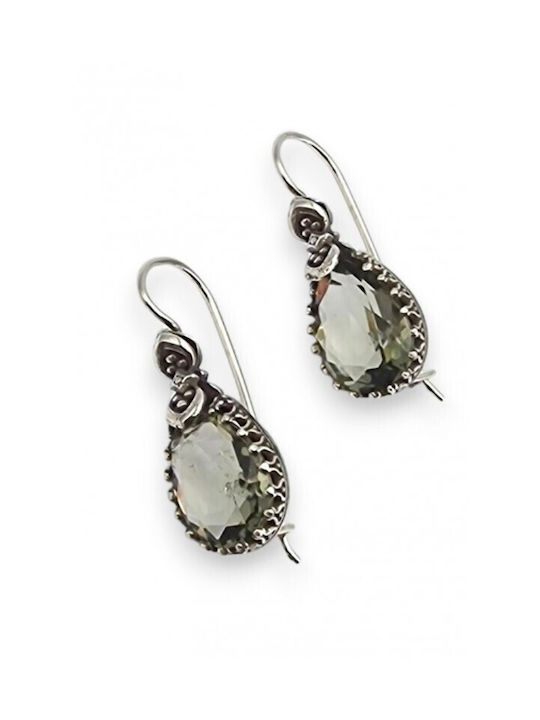 Earrings made of Silver with Stones