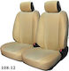 3Lines Set Autositzlehnen 2Stück Jacquard Beige