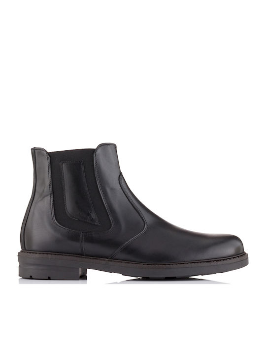 Antonio Shoes Δερμάτινα Μαύρα Ανδρικά Μποτάκια ...