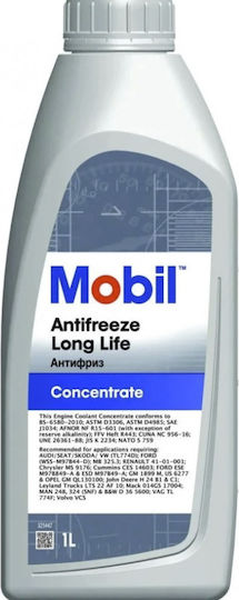 Mobil Long Life Antifreeze Концентриран антифриз за охладителна течност Автомобил G12 1лт