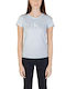 Calvin Klein Damen T-shirt Hellblau