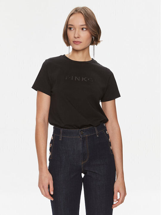 Pinko Γυναικείο T-shirt Μαύρο