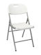 Outdoor Chair Plastic Catering White 56x46x84cm