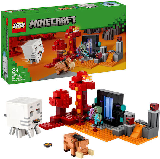 LEGO Minecraft The Nether Portal Ambush για 8+ Ετών