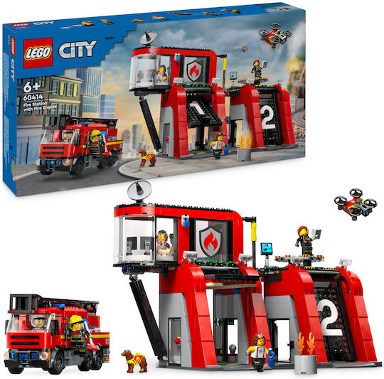 LEGO City Fire Station With Fire Truck for Ages 6+