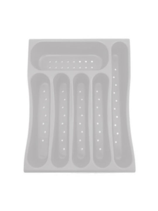 ForHome Κουταλοθήκη Συρταριού Πλαστική 38x29x7εκ. Λευκή