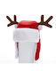 Red Santa hat Christmas Hat with Pattern Reindeer