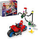 LEGO Spider-Man Motorcycle Chase: Spider-man Vs. Doc Ock за 6+ години години