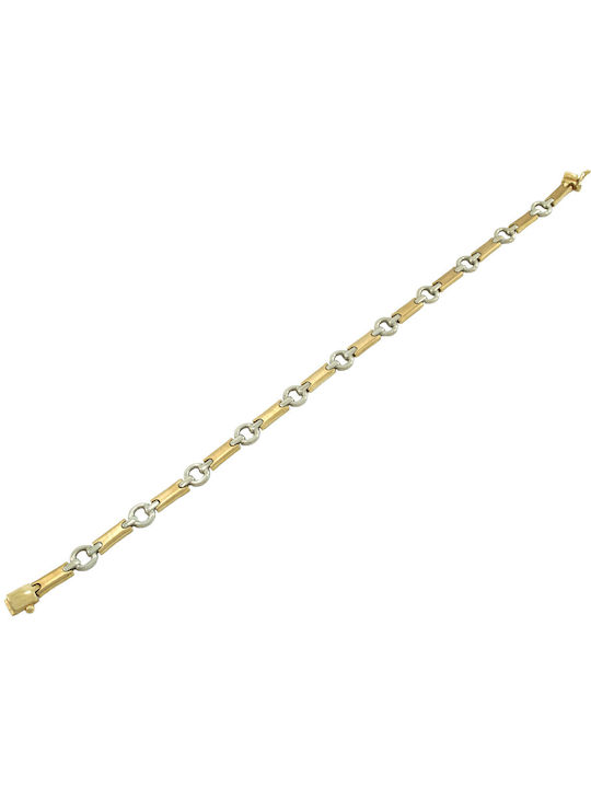 Damen Armband Kette aus Gold 14K