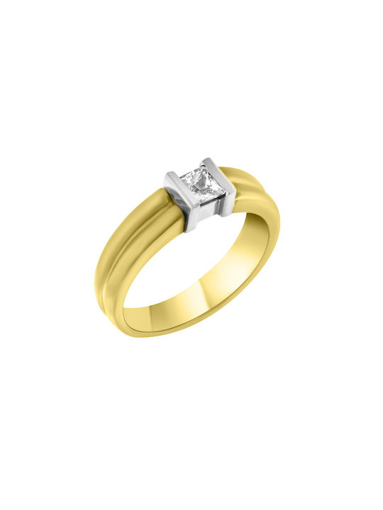 Single Stone from Gold 14K