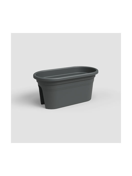 Artevasi Planter Box Hanging 30x27cm Charcoal