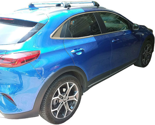 Nordrive für Kia XCeed (mit Dachträgerfüßen) Silber