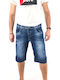 Back2jeans Herrenshorts Jeans Blue